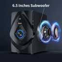 Bobtot Home Theater Wireless Rear Satellite Speakers - 800W 6.5inch Subwoofer 5.1/2.1 Channel Surround Sound Systems with ARC Optical Bluetooth Input