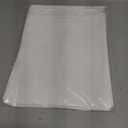 Purple Q Crafts Plastic Bag With Die Cut Handle 9" x 12" White Merchandise Bags 100 Pack for Retail, Gifts and Shows