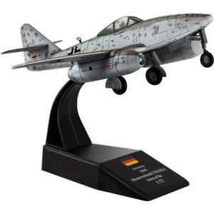 HANGHANG 1/72 Messerschmitt Me 262A Fighter Attack Plane Diecast Military Models Metal Airplane Models for Collection or Gift