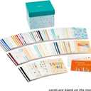 Hallmark All Occasion Boxed Set of Assorted Blank Greeting Cards with Card Organizer (Pack of 100)Birthday, Thank You, Congratulations, Wedding, Baby, Thinking of You, Sympathy