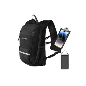 10L Small Hiking Backpack For Women Men, Lightweight Travel Packable Back Pack, Foldable Camping Hiking Daypack With Vest-style and Touchscreen Phone Pocket (Black)