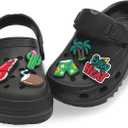 Cartoon Kids Toddler Garden Clogs Non Slip Beach Pool Slide Water Shoes Indoor Outdoor Clogs Sandals for Boys Girls Birthday Gift. (Black)