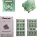 35Pcs FEKER Monophonic Green Mint Switches Mechanical Keyboard Accessories Linear 42g Cherry Mx 5Pins Hotswappable Customized Pre Lubed