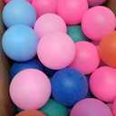 RWHXRWY 70 Pcs Colorful Table Tennis Balls, 40mm Plastic Ping Pong Balls Bulk, Entertainment Table Tennis Balls for Kids, Pong Balls, DIY Projects, Holiday Decorations, Teaching Tools.