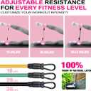Ankle Straps Resistance Bands with Cuffs, Ankle Bands for Working Out, Ankle Resistance Band for Leg, Booty Workout Equipment for Kickbacks Hip Fitness Training