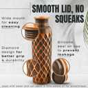 Ayurvedic Pure Copper Water Bottle 34 Oz | Leak Proof | Durable & Rust Proof | Traditional Copper Drinkware | Eco Friendly | Non Toxic And BPA Free