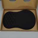 Hokafenle Ergonomic Mouse Pad Wrist Support, Wrist Rest Mousepad for Carpal Tunnel Pain Relief with Integrated Memory Foam Slope Massage Bulge (11.8x7.9 inch,Polar Night)