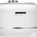 Cuchen 10-Cup Premium IH Pressure Rice Cooker with 316Ti Stainless Steel Inner Pot, 2.1 Bar High Pressure for Multi-Grain & Canning, Auto Steam Clean, White (CRT-RPD1010IEWUS)