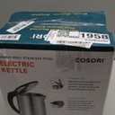 COSORI Electric Kettle, No Plastic Inner Lid, Filter and Spout, Double Wall Stainless Steel Keep Warm, Automatic Shut Off & Boil-Dry Protection, Durable Tea Kettle Boiler & Heater, 1.5L/1500W, Silver (1.6 Quarts)