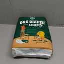 PAWPANG Disposable Dog Diaper Liners Booster Pads for Male & Female Dogs, 100ct, 5 Sizes Options, Doggie Diaper Inserts fit Most Types of Dog Diapers - Pet Belly Bands & Male Wraps (Small (100 ct))