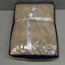 DOLLCENT 100% Soft Premium Combed Cotton Thermal Blanket Queen Blanket Soft Cozy Warm Cotton Blanket Bed Throw Blanket Queen Bed Blankets All Season Cotton Blankets Sand Queen Cotton Blankets (Queen (90"x90"))