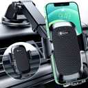 Humixx Phone Mount for Car [Military-Grade Super Suction] Universal Hands-Free Phone Holder for Dashboard Windshield Air Vent for iPhone 14 Pro Max Plus Samsung All Phones & Cars