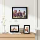 decorUhome 4x6 Picture Frame Set of 10, Display Photos 3.5x5 with Mat or 4x6 Unmatted for Picture Frames Collage Wall Decor, Black