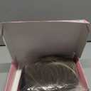 Rosa Star Short Wig Ombre Brown Mixed Blonde Hair Wigs Natural Curly with Bangs Synthetic Hair Fibers Heat Resistant Full Wig for Women