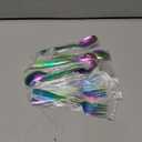 DEHOV Rainbow Toddler Eating Utensils Set, Set Of 12 Food Grade Stainless Steel Silverware Sets For Kids, Dishwasher Safe Children Small Metal Spoons And Forks Flatware Sets