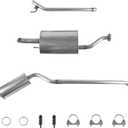 Intermediate Pipe, Resonator & Muffler Exhaust System Kit Compatible for Honda Civic 2012-2015 1.8L, 54882, 54903, 55659