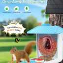 Osoeri Bird Feeder with Camera - Solar Smart Bird Feeder with AI Identify, 1080P HD Auto Capture Birds Video, Real-Time Alerts, Gifts for Family and Friends, 2.4GHz WiFi