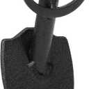 Skull Hooker Powder-Coated Steel Big Game Hook Flush Display Wall Mount, Mounts Bear, Deer & Antelope Specie Skulls (One Size, Black)