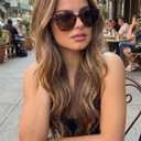 FIMILU 2 Packs Sunglasses for Women Polarized UV400 Protection Lens Big Frame Fashion Glasses Trendy Stylish Shade