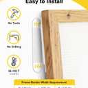 Picture Hanging Strips Heavy Duty, Damage Free Picture Hangers for Walls without Nails/Tools, Wall Sticky Hook and Loop Adhesive Strips Kit for Poster, Home, Office, 40 Strips/20Pairs-Medium