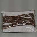 6MM Brown Glitter Rope Ribbons Sparkle Sequins Round Cord Trimming Glass Rhinestone Tube Sequin String for Jewelry Making Wedding Dresses Costume Decor Clothes Shoes Accessories DIY Crafts