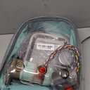 Rypet Bird Carrier Backpack Parrot Portable Breathable Bag Pet Bird Lightweight Travel Cage with Standing Perch and Stainless Steel TrayMint Green