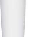 KISSKIND Iced Coffee Tumbler with Hidden Straw, 24 oz Reusable Iced Coffee Cup, Ceramic Lined Travel Mug Fits in Bags and Car Cupholders, 100% Leakproof Cold Brew Cup, No Spill, Clean Brew
