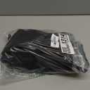 PLEPAN Men's Casual Cargo Pants Drawstring Hiking Pants Workout Tactical Joggers Sweatpants for Men (Large, Black)