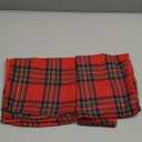 AQOTHES Pack of 2 Christmas Plaid Decorative Throw Pillow Covers Scottish Tartan Cushion Case for Farmhouse Home Holiday Decor Red and Green, 18 x 18 Inches