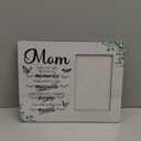 Memorial Gifts for Loss of Mom, Sympathy Gift for Mother, In Loving Memory Picture Frame, Fits 4x6 Photo (Green)