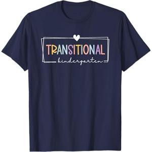 TK Teacher Transitional Kindergarten First Day Back School Men Women Kids T-Shirt, Medium, Navy Blue