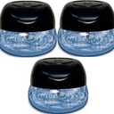 Bluonics Fresh Aire 3-Pack Water Air Washer, Air Revitalizer & Freshener with Night Light 7 LED Changing Colors & White Noise
