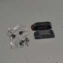 4" Inch Smoked Amber LED Front Grille Marker Lights Kit, 4Pcs 4 Inch Amber Full LED Center Grille Grill Running/Position Light Sealed 9 LEDs Pickup Trucks, 4"x1" RV Camper Boat Uitility Strip Bar 12V