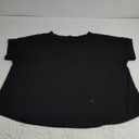 ANRABESS Oversized Tshirts for Women Summer Tops Short Sleeve Casual Loose Basic Tee Shirt Cute Outfits 2025 Trendy Clothes (X-Large, Black)