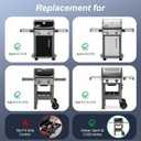 7637 7635 Grill Parts for Weber Spirit E210, E220, S210, S215, Spirit 200 & GS4 Spirit II E210 for Weber Spirit II E220 Series with Front-Mounted Control, 15.3" Flavorizer Bars & 17.5" Grates