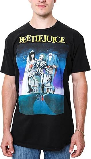BEETLEJUICE Movie Poster Cover Mens Adult T-Shirt Size S