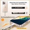 Phone Lanyard Crossbody with Metal Buckles, Adjustable Neck Strap with Universal Multifuctional Stainless Steel Phone Lanyard Tab Comfortable and Durable, Green