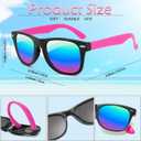 Oleitodh 60Pcs Sunglasses Beach Balls Bulk Party Favors Kids 30Pcs Neon Sunglasses 30Pcs 12" Beach Balls Boys Girls Graduation Party for Summer Beach Pool Party Favors Goodie Bag Supplies Age 3-8