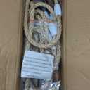 Ring Toss Game, Outdoor Games for Family and Adults with 6/10 Rope Rings & Carrying Bag, Backyard Games, Beach Toys, Lawn Games (Large)