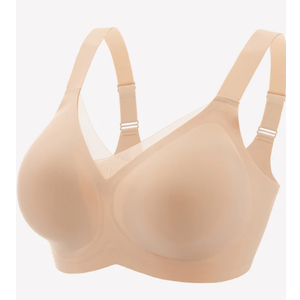 Avidlove Bras for Women No Underwire Seamless Bralettes Wireless Push Up Scalloped Full Coverage Comfortable Everyday Bra L