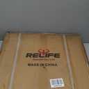 RELIFE REBUILD YOUR LIFE Dip Station Functional Heavy Duty Dip Stands Fitness Workout Dip bar Station Stabilizer Parallette Push Up Stand (Black)