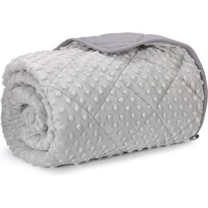 MAXTID Weighted Blanket for Kids 10 lbs 41x60 Double Heavy Blanket Gift for Children (Grey)