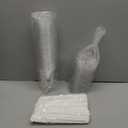 Ginkgo 50 Pack 20 oz Plastic Iced Coffee Cups with Lids and Straws, Clear Disposable To Go Cups for Coffee, Cold Drinks, Smoothie and Coffee Bar Accessories