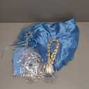 Blue Princess Costumes for Little Girls Dress Up Birthday Party with Accessories (8-9 Years, Blue 89)