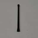 Adjustable Tension Curtain Rod 17-26 Inch - Black - 1-Pack No-Drill Spring Rod for Windows, Bathroom & Coset | Non-Slip Rubber Ends | 7/8" Diameter