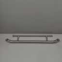 Brushed Nickel Towel Grab Bar 24 Inch - 1.25 Diameter, Zepolu Stainless Steel Safety Bar w/Towel Holder, Shower Assist Balanced Support Handle, Wall Mounted Bathroom Grab Rail for Senior Elderly