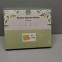 oy&Grace Appliance Slider for Kitchen Appliances 360 Rolling Sliding Tray for Coffee Maker Countertop, Bamboo Coffee Pot Slider Rolling Tray with Universal Rollers (Natural, Large 16"x13")