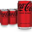 Coke Zero Sugar Mini-Can 7.5 fl oz, 6 Pack, BB May 25, 2026
