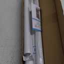 Closet Rods for Hanging Clothes, 17 to 69 Inches Stepless Adjustable Metal Closet Rod, 1.3 Inches Heavy Duty Clothes Hanging Rod for Closet Wardrobes Laundry RV, White