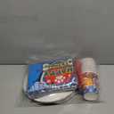 Dog Paw Birthday Party Supplies, 97 PCS Colorful Dog Bones Paw Party Decorations Favors, Includes Dog Bones Tablecloth, Disposable Paper Plates, Forks, Napkins and Paper Cups, Serves 16 Guests